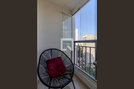 Varanda da Sala de apartamento para alugar com 2 quartos, 47m² em Vila Andrade, São Paulo