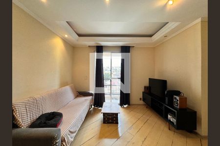 Sala de apartamento à venda com 3 quartos, 65m² em Jardim Stella, Santo André