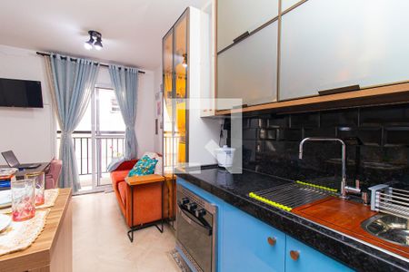 Studio à venda com 26m², 1 quarto e sem vagaCozinha