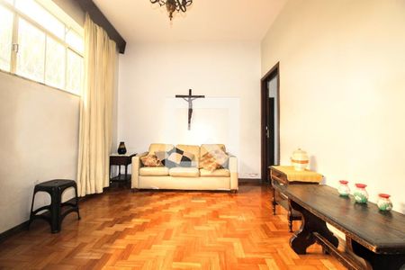 Sala  de apartamento à venda com 3 quartos, 110m² em Funcionários, Belo Horizonte