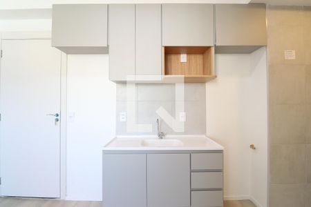 Apartamento para alugar com 35m², 2 quartos e sem vagaDetalhe da cozinha