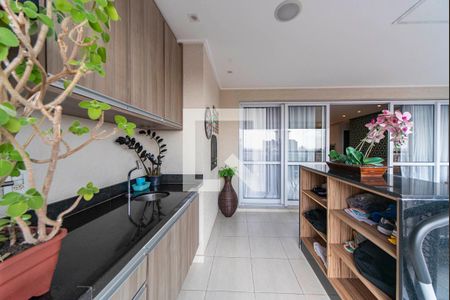 Varanda Gourmet de apartamento para alugar com 4 quartos, 236m² em Vila Gilda, Santo André