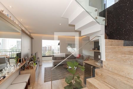 Sala de apartamento para alugar com 2 quartos, 172m² em Campo Belo, São Paulo