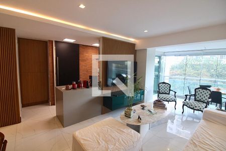 Sala de apartamento para alugar com 2 quartos, 112m² em Barra da Tijuca, Rio de Janeiro