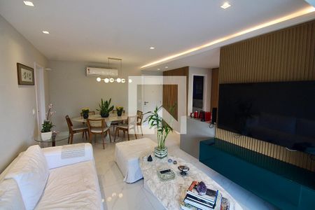 Sala de apartamento para alugar com 2 quartos, 112m² em Barra da Tijuca, Rio de Janeiro