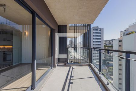 Varanda de apartamento para alugar com 1 quarto, 39m² em Pinheiros, São Paulo