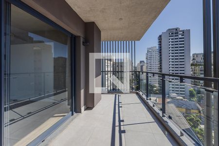 Varanda de apartamento para alugar com 1 quarto, 54m² em Pinheiros, São Paulo