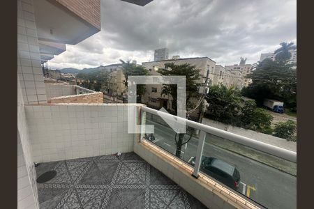 Varanda de apartamento para alugar com 1 quarto, 34m² em Centro, São Vicente