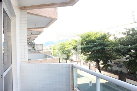 Varanda de apartamento para alugar com 1 quarto, 34m² em Centro, São Vicente