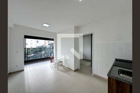 Sala de apartamento à venda com 1 quarto, 37m² em Campo Belo, São Paulo