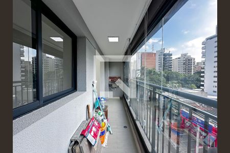 Sacada de apartamento à venda com 1 quarto, 37m² em Campo Belo, São Paulo