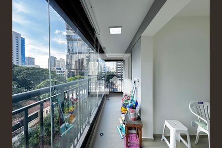 Sacada de apartamento à venda com 1 quarto, 37m² em Campo Belo, São Paulo
