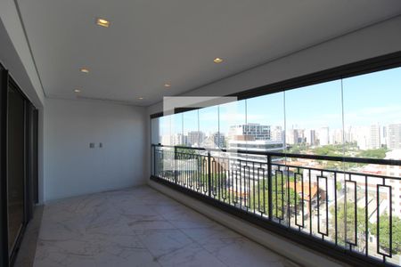 Varanda Gourmet de apartamento à venda com 3 quartos, 149m² em Indianópolis, São Paulo