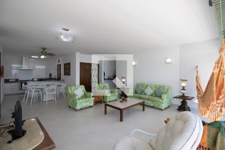Sala de apartamento para alugar com 3 quartos, 130m² em Loteamento Joao Batista Juliao, Guarujá