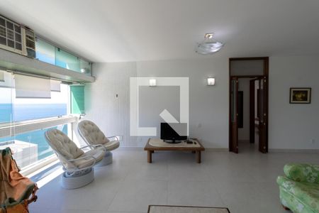 Sala de apartamento para alugar com 3 quartos, 140m² em Loteamento Joao Batista Juliao, Guarujá