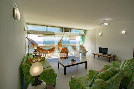 Sala de apartamento para alugar com 3 quartos, 140m² em Loteamento Joao Batista Juliao, Guarujá