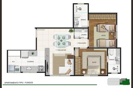 Apartamento à venda com 2 quartos, 72m² em Cruzeiro, Belo Horizonte