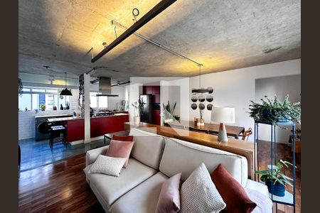 Sala de apartamento à venda com 2 quartos, 97m² em Brooklin, São Paulo