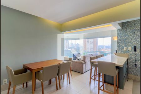 Sala de Jantar de apartamento para alugar com 2 quartos, 84m² em Brooklin Paulista, São Paulo