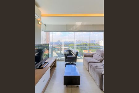 Sala de TV de apartamento para alugar com 2 quartos, 84m² em Brooklin Paulista, São Paulo