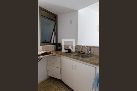 Cozinha integrada de apartamento para alugar com 1 quarto, 48m² em Barra da Tijuca, Rio de Janeiro