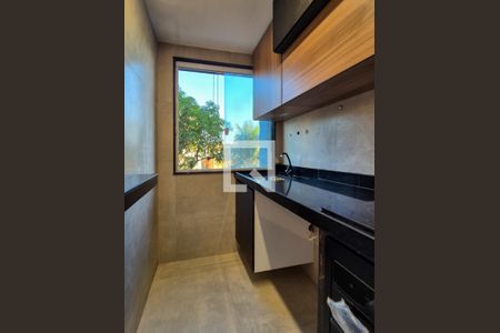 Cozinha e Área de Serviço de apartamento para alugar com 1 quarto, 45m² em Recreio dos Bandeirantes, Rio de Janeiro