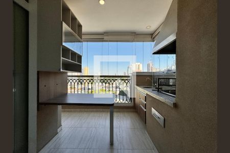 Varanda gourmet de apartamento à venda com 2 quartos, 77m² em Jardim, Santo André