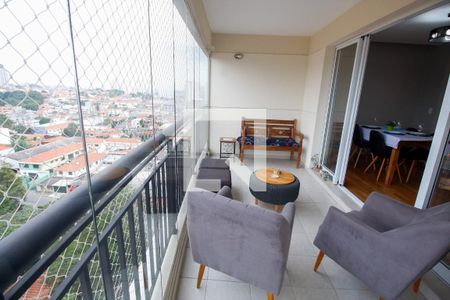 Varanda da Sala de apartamento à venda com 3 quartos, 106m² em Vila Sônia, São Paulo