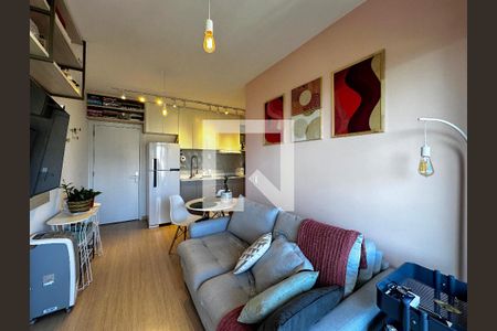 Sala de apartamento para alugar com 2 quartos, 47m² em Santo Amaro, São Paulo
