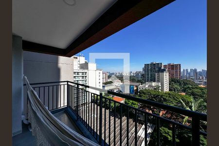 Sacada de apartamento para alugar com 2 quartos, 47m² em Santo Amaro, São Paulo