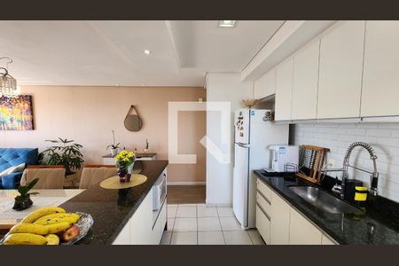 Cozinha e Área de Serviço de apartamento à venda com 3 quartos, 71m² em Jardim Maria de Fatima, Várzea Paulista
