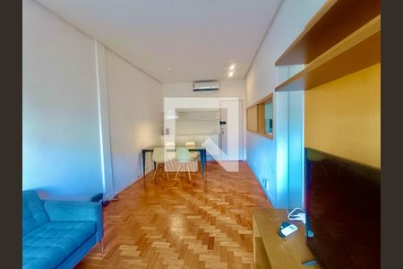Sala  de apartamento para alugar com 1 quarto, 50m² em Ipanema, Rio de Janeiro