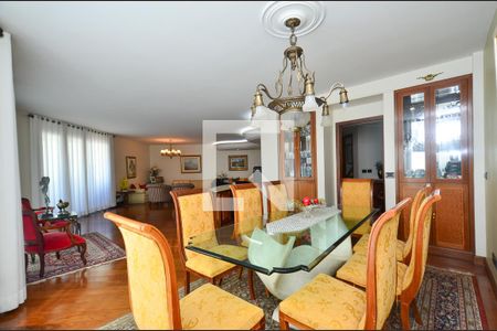 Sala de jantar de apartamento à venda com 4 quartos, 305m² em Lourdes, Belo Horizonte