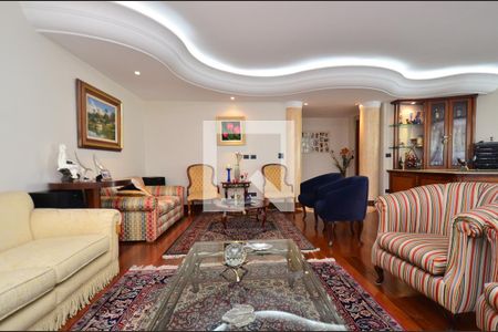 Sala de estar de apartamento à venda com 4 quartos, 305m² em Lourdes, Belo Horizonte