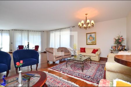 Sala de estar de apartamento à venda com 4 quartos, 305m² em Lourdes, Belo Horizonte