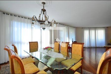 Sala de jantar de apartamento à venda com 4 quartos, 305m² em Lourdes, Belo Horizonte
