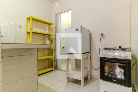 Cozinha de kitnet/studio para alugar com 1 quarto, 29m² em Santa Cecilia, São Paulo