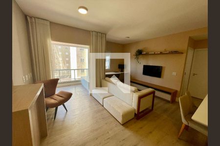 Sala de apartamento para alugar com 2 quartos, 74m² em Jardim Tereza Cristina, Jundiaí