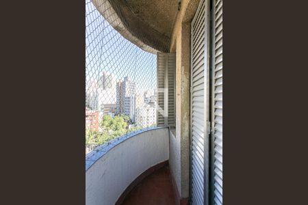 Varanda do Quarto de apartamento para alugar com 1 quarto, 50m² em Santa Cecilia, São Paulo