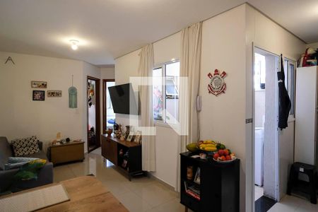 Sala de apartamento para alugar com 2 quartos, 44m² em Santa Maria, São Caetano do Sul