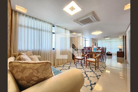 Sala de apartamento à venda com 2 quartos, 115m² em Anchieta, Belo Horizonte