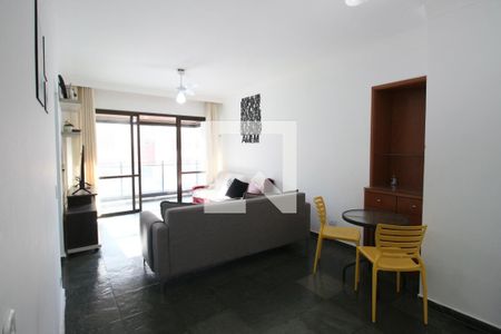 Sala  de apartamento para alugar com 2 quartos, 80m² em Parque Enseada, Guarujá