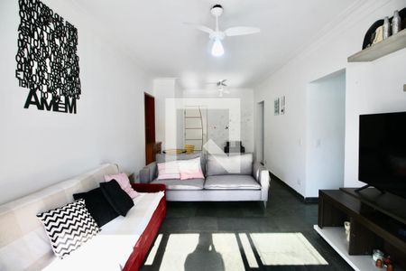 Sala  de apartamento para alugar com 2 quartos, 80m² em Parque Enseada, Guarujá