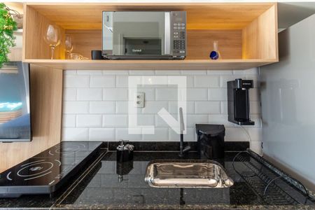 Studio à venda com 25m², 1 quarto e sem vagaCozinha