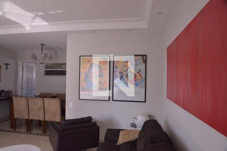 Sala  de apartamento à venda com 3 quartos, 105m² em Vila Bastos, Santo André