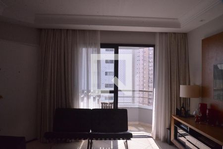 Sala  de apartamento à venda com 3 quartos, 105m² em Vila Bastos, Santo André