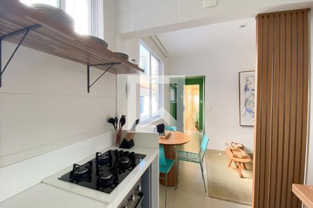Sala/Cozinha de apartamento à venda com 1 quarto, 60m² em Leblon, Rio de Janeiro