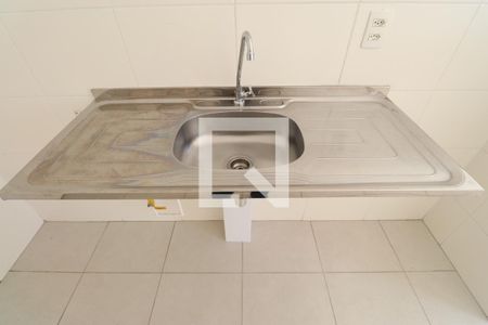 Apartamento para alugar com 44m², 2 quartos e sem vagaDetalhe da cozinha