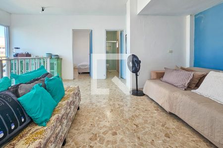 Sala 2 de apartamento para alugar com 4 quartos, 120m² em Barra Funda, Guarujá