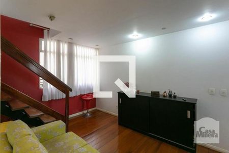 Sala  de apartamento à venda com 3 quartos, 190m² em Horto, Belo Horizonte